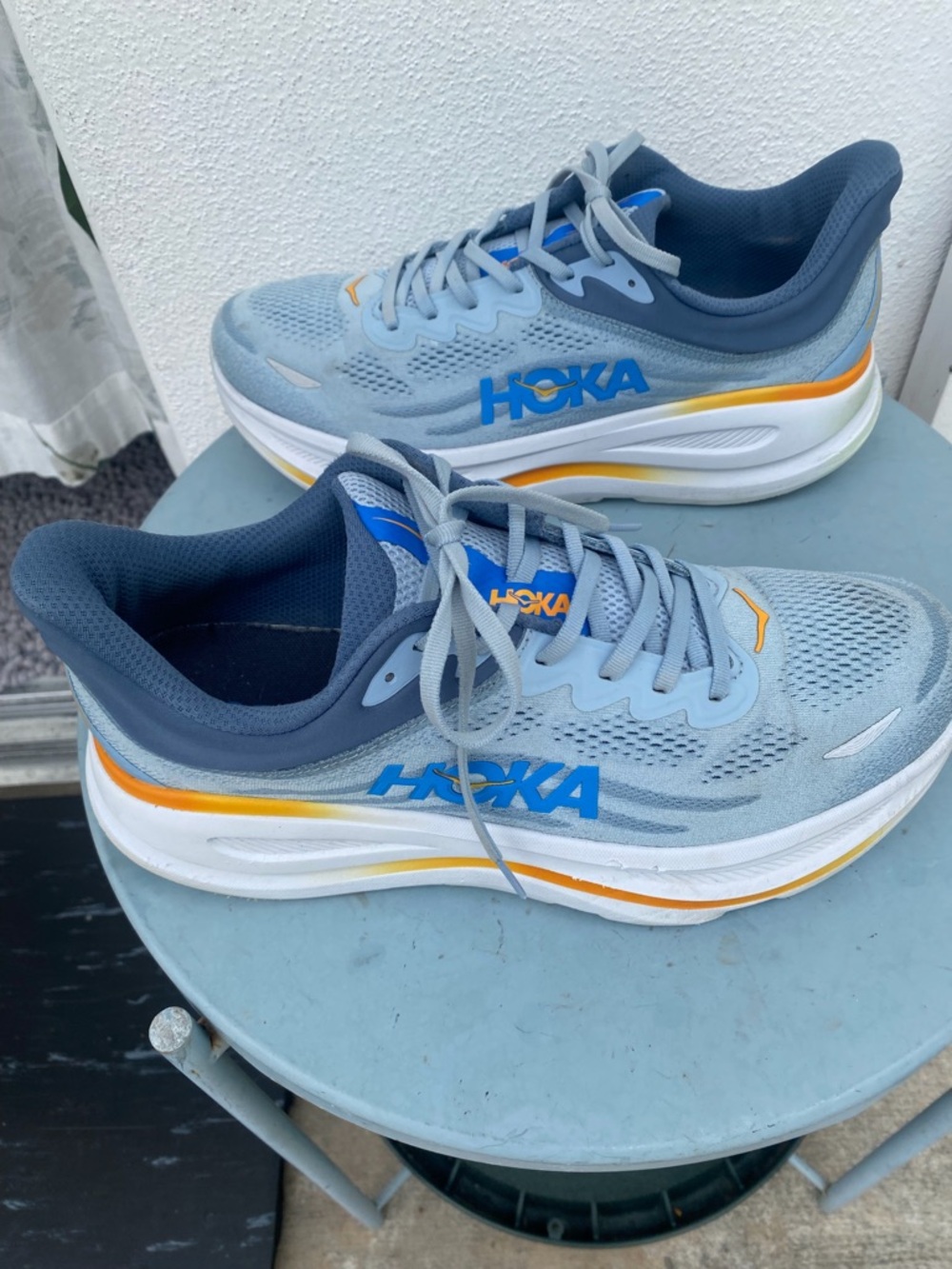 Men's Hoka Bondi 9 Running Shoes (12 WIDE)